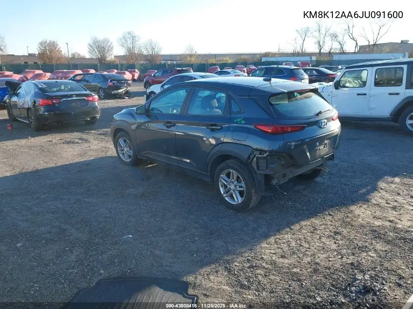 KM8K12AA6JU091600 2018 Hyundai Kona Se