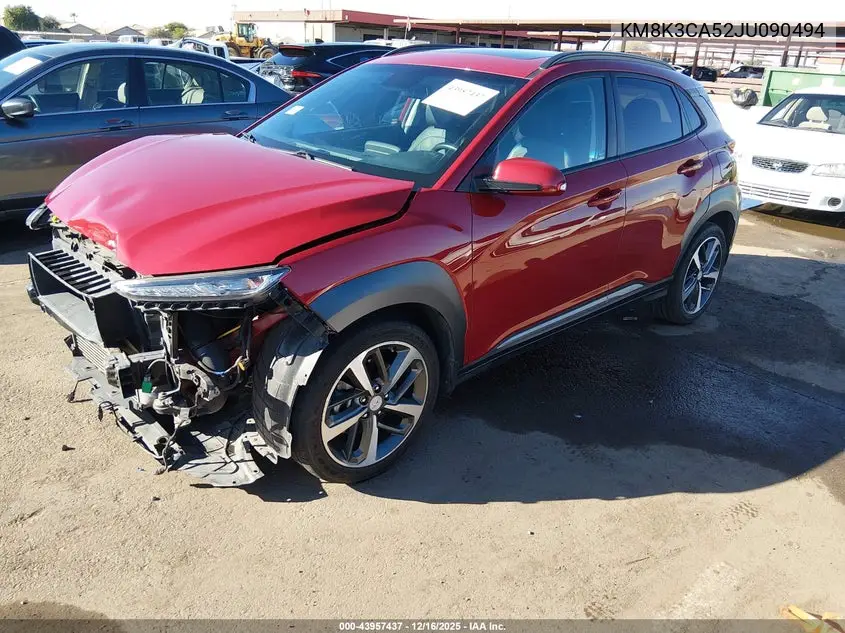 KM8K3CA52JU090494 2018 Hyundai Kona Limited