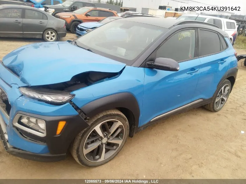 KM8K3CA54KU391642 2019 Hyundai Kona Limited