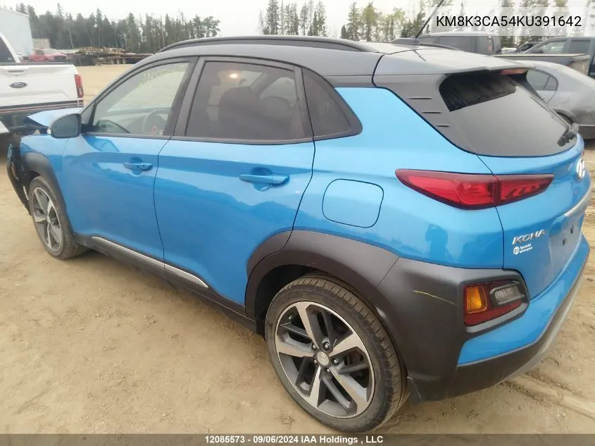 KM8K3CA54KU391642 2019 Hyundai Kona Limited