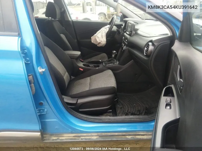 KM8K3CA54KU391642 2019 Hyundai Kona Limited