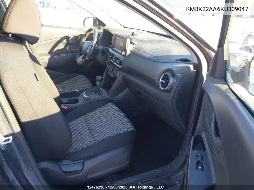 KM8K22AA6KU309047 2019 Hyundai Kona 2.0L Preferred
