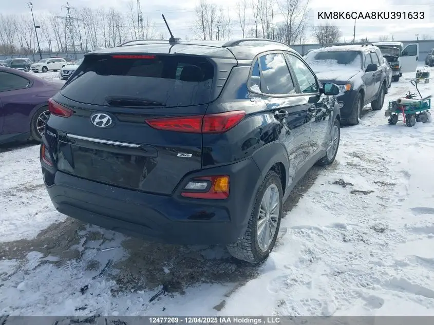 KM8K6CAA8KU391633 2019 Hyundai Kona Sel/Tech