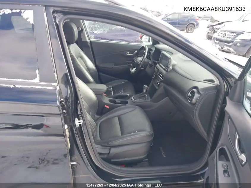KM8K6CAA8KU391633 2019 Hyundai Kona Sel/Tech