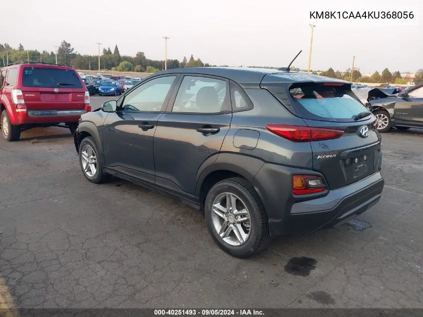 KM8K1CAA4KU368056 2019 Hyundai Kona Se