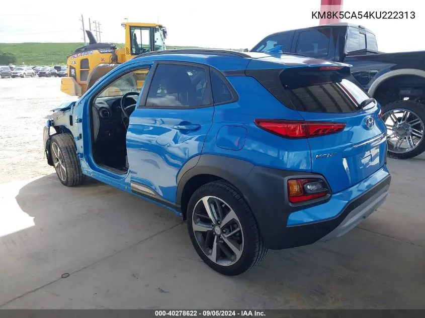 KM8K5CA54KU222313 2019 Hyundai Kona Ultimate