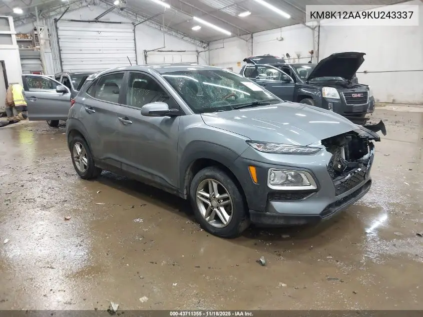 KM8K12AA9KU243337 2019 Hyundai Kona Se