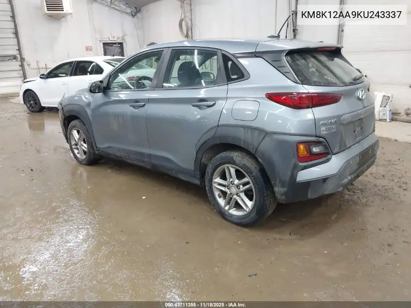 KM8K12AA9KU243337 2019 Hyundai Kona Se