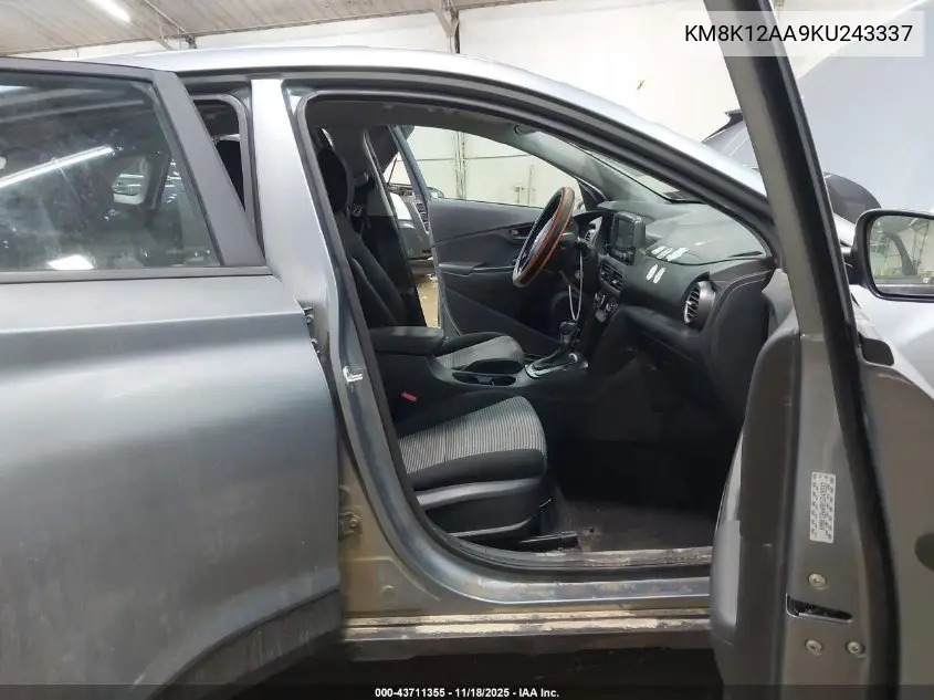 KM8K12AA9KU243337 2019 Hyundai Kona Se