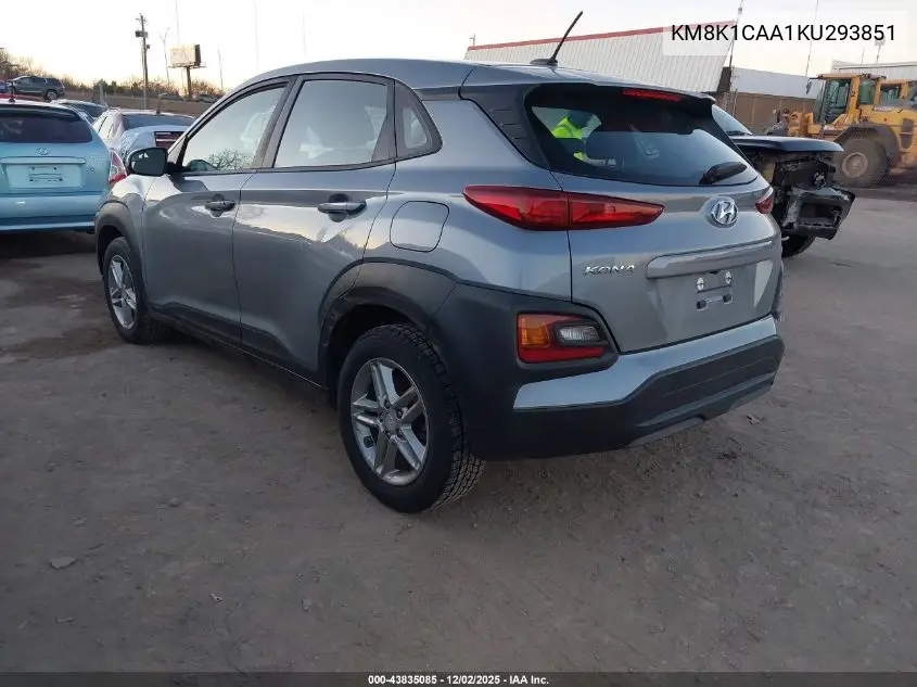 KM8K1CAA1KU293851 2019 Hyundai Kona Se