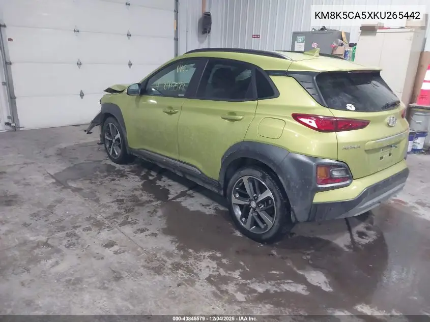 KM8K5CA5XKU265442 2019 Hyundai Kona Ultimate