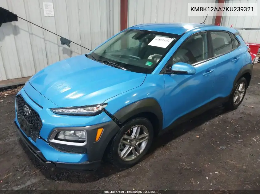 KM8K12AA7KU239321 2019 Hyundai Kona Se