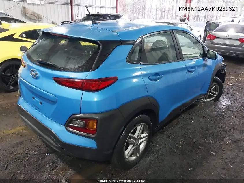 KM8K12AA7KU239321 2019 Hyundai Kona Se