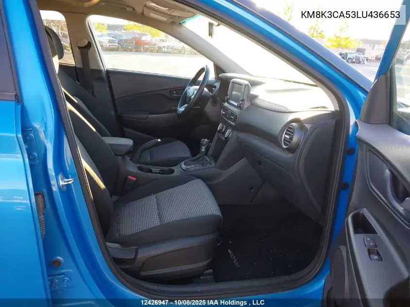 KM8K3CA53LU436653 2020 Hyundai Kona Limited
