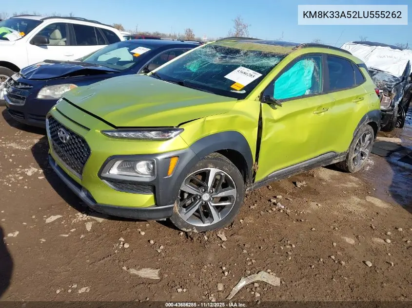 KM8K33A52LU555262 2020 Hyundai Kona Limited