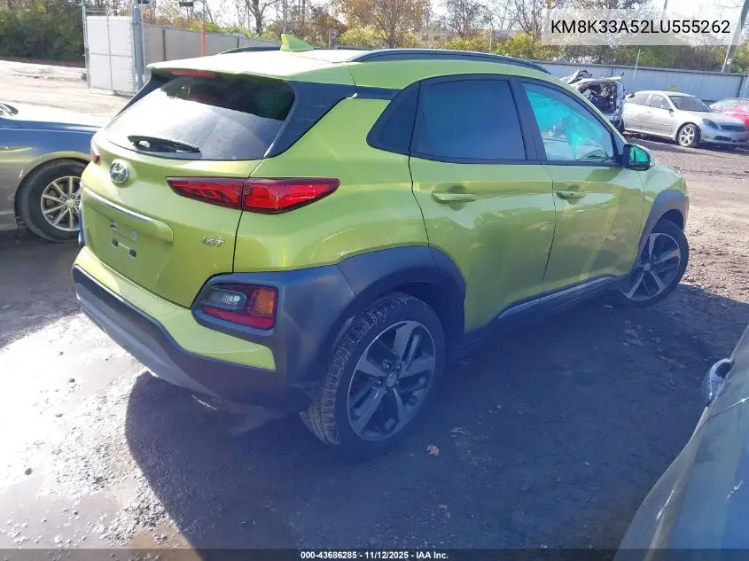 KM8K33A52LU555262 2020 Hyundai Kona Limited
