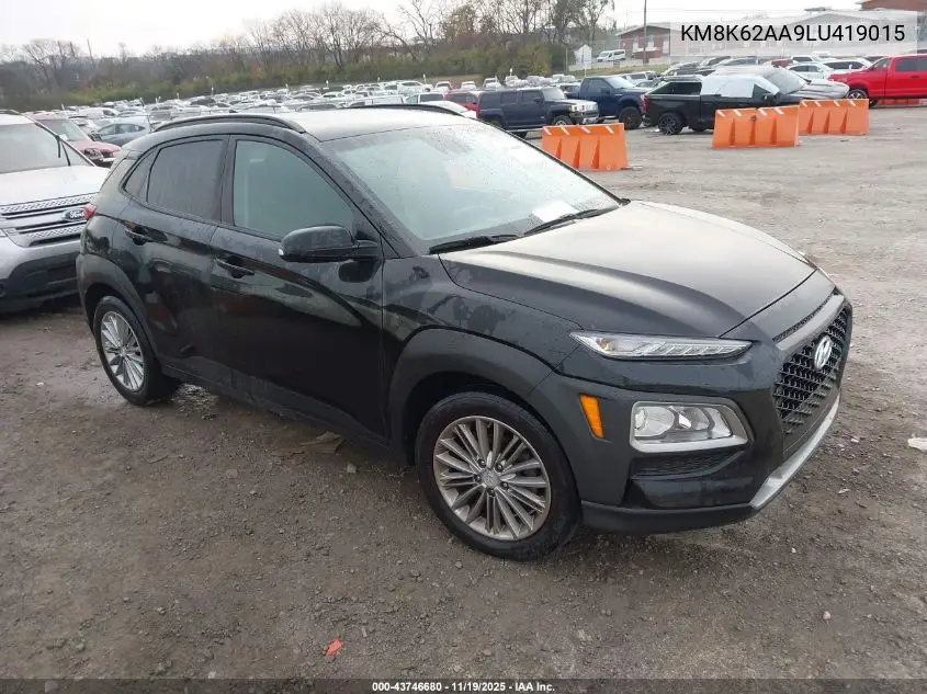 KM8K62AA9LU419015 2020 Hyundai Kona Sel Plus