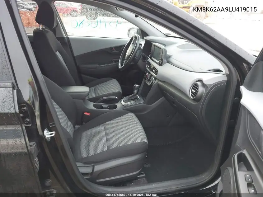 KM8K62AA9LU419015 2020 Hyundai Kona Sel Plus