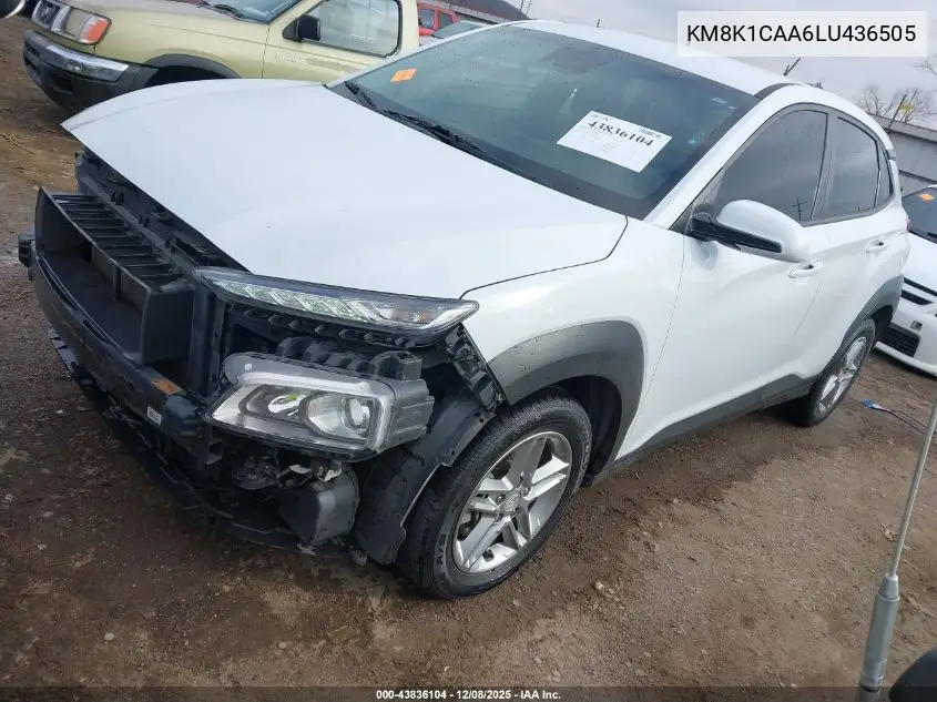 KM8K1CAA6LU436505 2020 Hyundai Kona Se