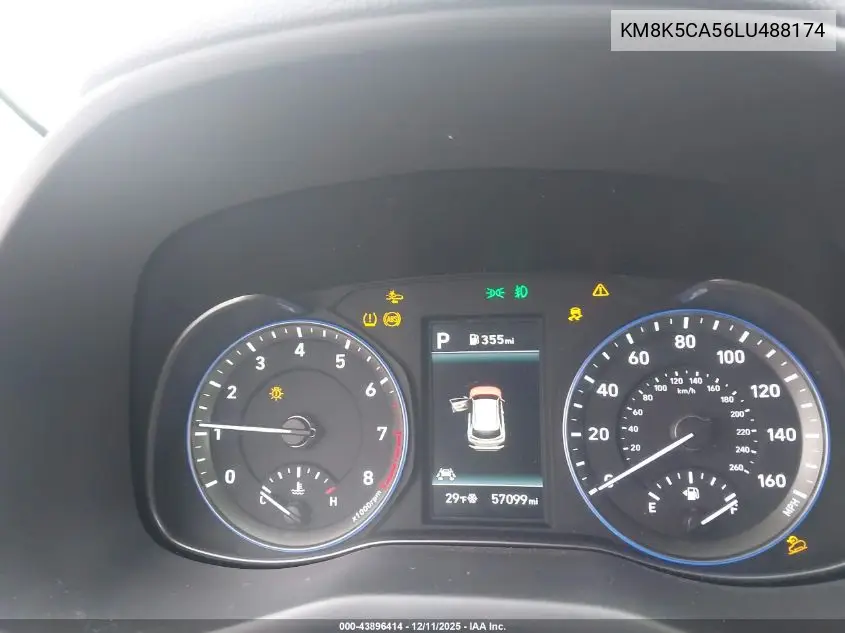 KM8K5CA56LU488174 2020 Hyundai Kona Ultimate