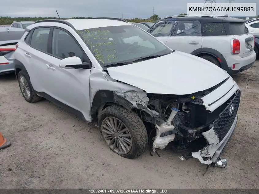 KM8K2CAA6MU699883 2021 Hyundai Kona Preferred Awd