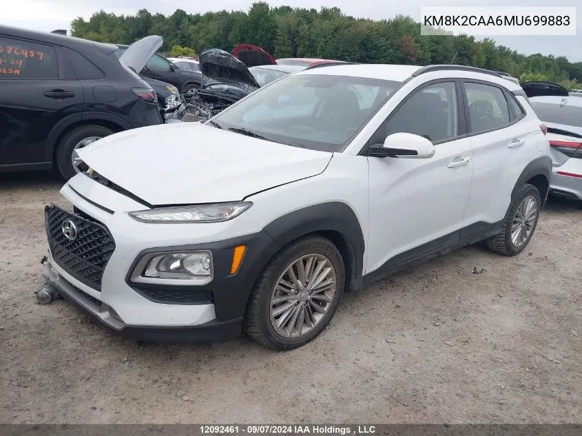 KM8K2CAA6MU699883 2021 Hyundai Kona Preferred Awd