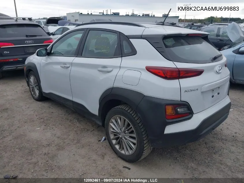 KM8K2CAA6MU699883 2021 Hyundai Kona Preferred Awd