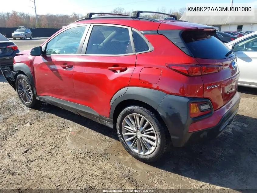 KM8K22AA3MU601080 2021 Hyundai Kona Sel