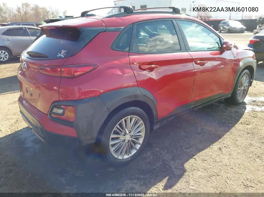 KM8K22AA3MU601080 2021 Hyundai Kona Sel
