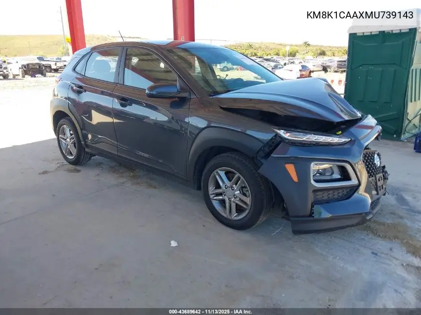 KM8K1CAAXMU739143 2021 Hyundai Kona Se