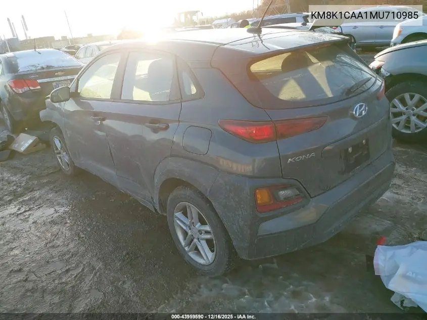 KM8K1CAA1MU710985 2021 Hyundai Kona Se