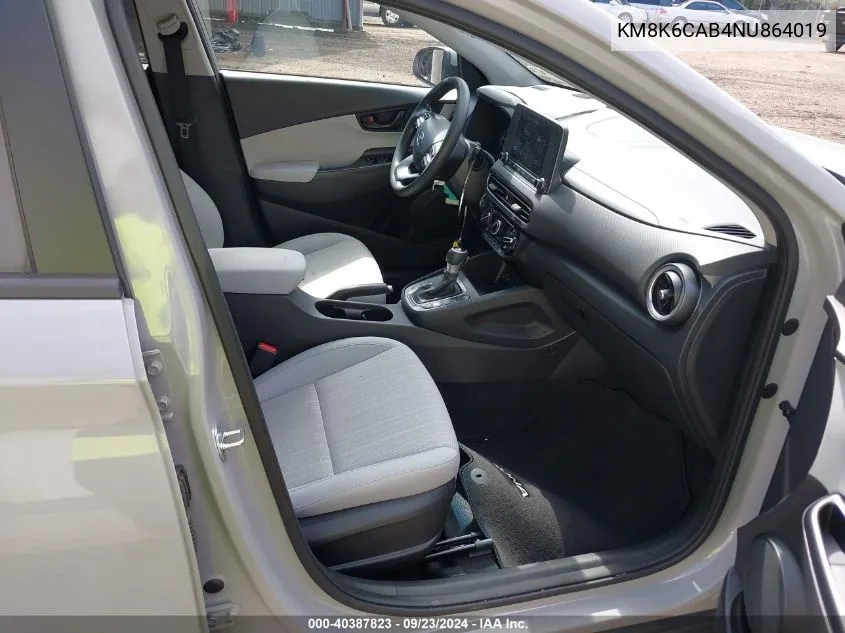 KM8K6CAB4NU864019 2022 Hyundai Kona Sel