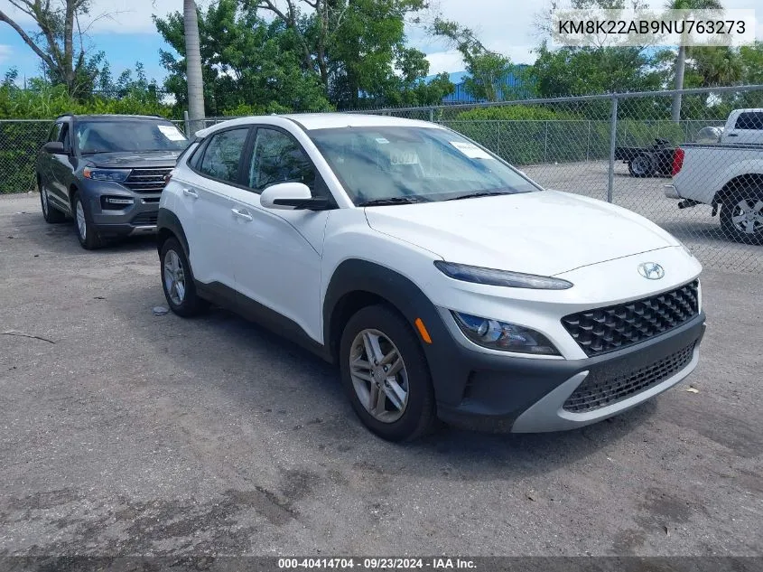 KM8K22AB9NU763273 2022 Hyundai Kona Se