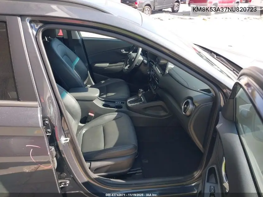KM8K53A37NU820723 2022 Hyundai Kona Limited