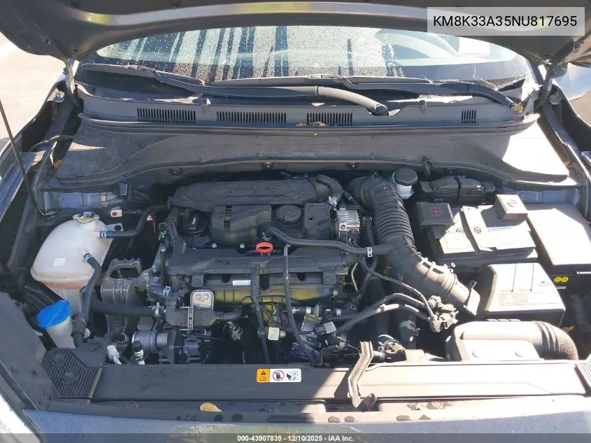 KM8K33A35NU817695 2022 Hyundai Kona N Line
