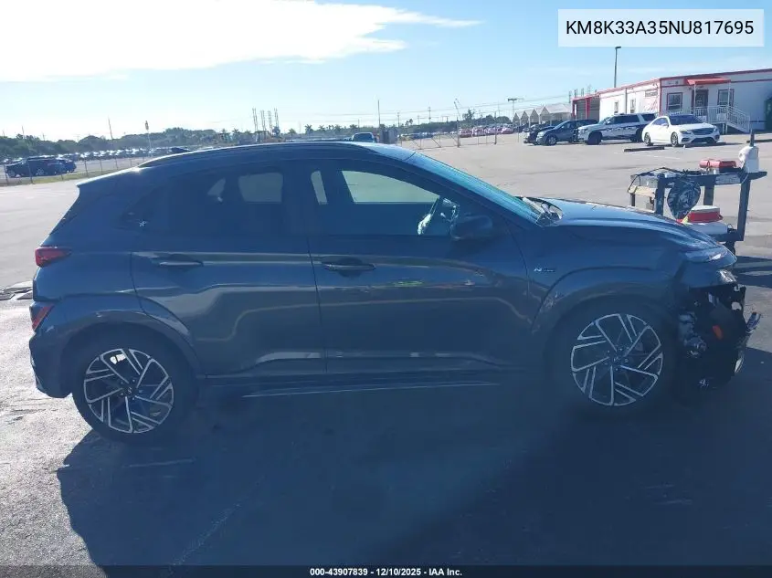 KM8K33A35NU817695 2022 Hyundai Kona N Line