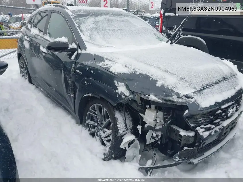 KM8K3CA32NU904969 2022 Hyundai Kona N Line