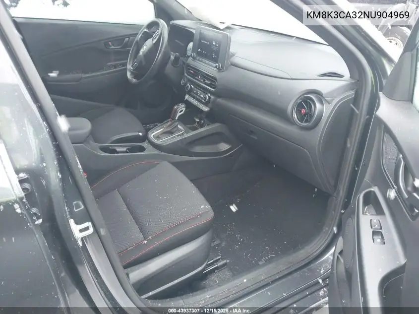 KM8K3CA32NU904969 2022 Hyundai Kona N Line
