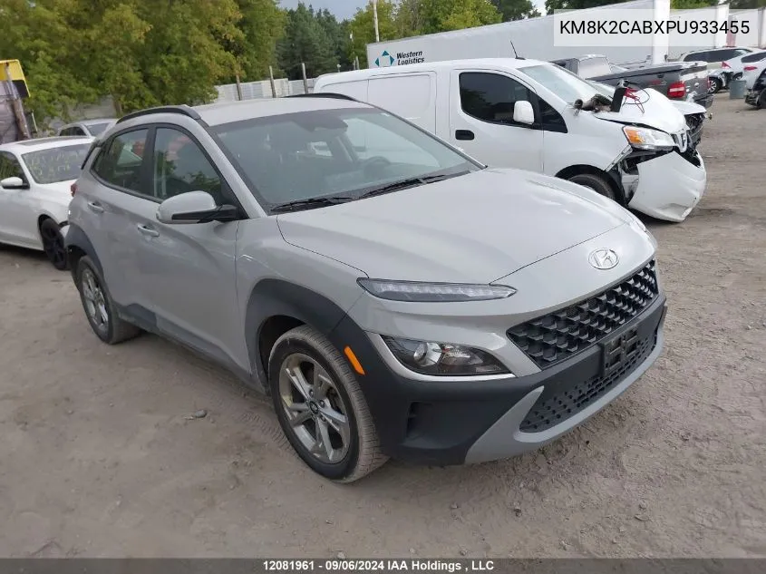 2023 Hyundai Kona VIN: KM8K2CABXPU933455 Lot: 12081961