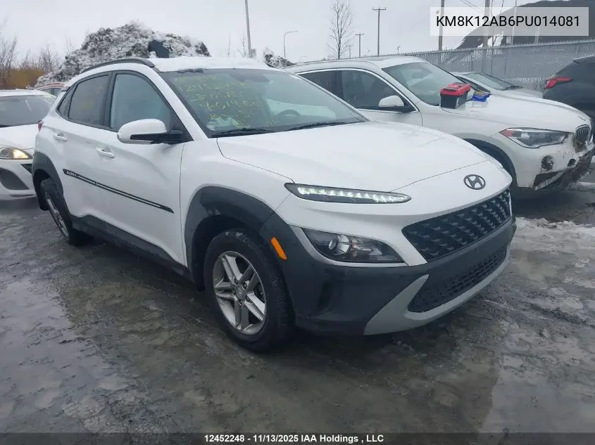 KM8K12AB6PU014081 2023 Hyundai Kona