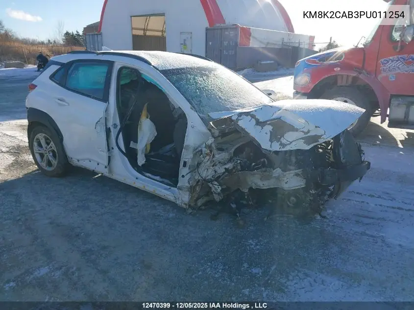 KM8K2CAB3PU011254 2023 Hyundai Kona Se