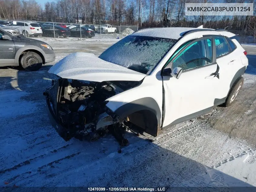 KM8K2CAB3PU011254 2023 Hyundai Kona Se
