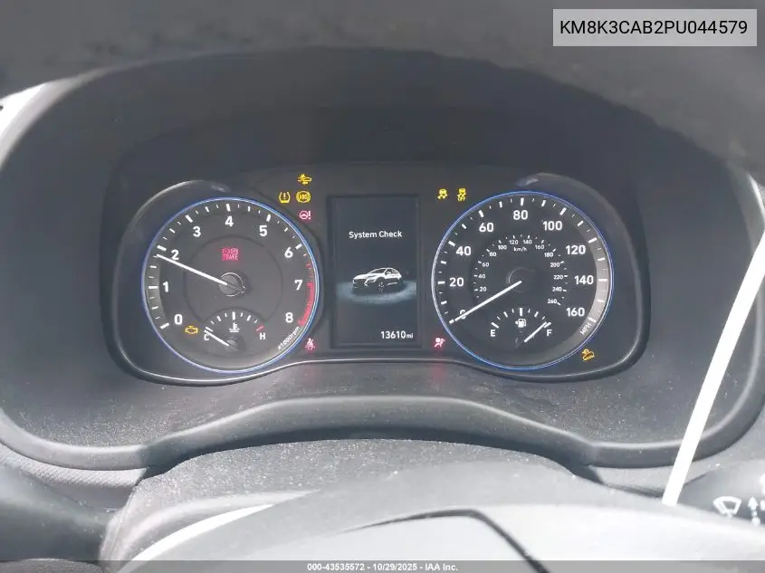 KM8K3CAB2PU044579 2023 Hyundai Kona Sel
