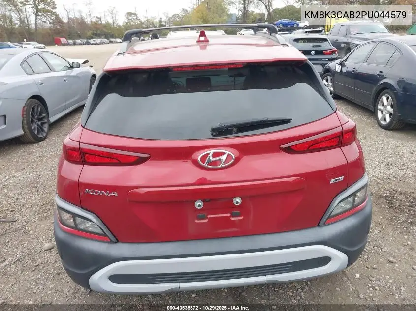 KM8K3CAB2PU044579 2023 Hyundai Kona Sel