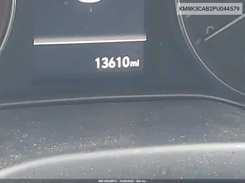 KM8K3CAB2PU044579 2023 Hyundai Kona Sel