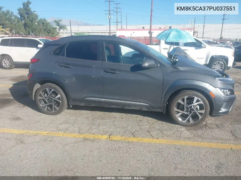 KM8K5CA37PU037551 2023 Hyundai Kona Limited