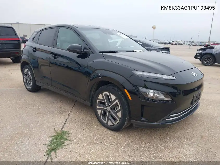 KM8K33AG1PU193495 2023 Hyundai Kona Electric Sel