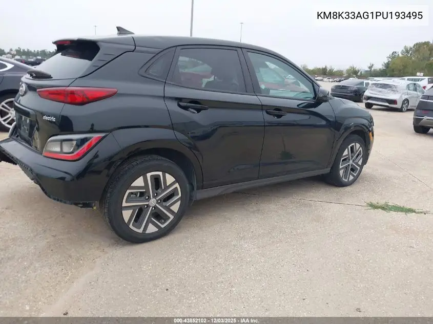 KM8K33AG1PU193495 2023 Hyundai Kona Electric Sel