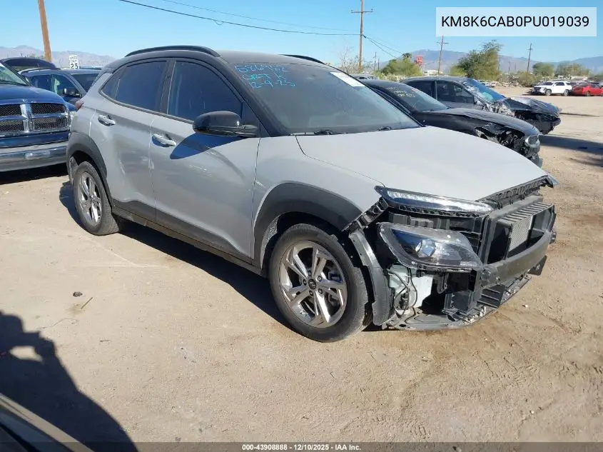 KM8K6CAB0PU019039 2023 Hyundai Kona Sel