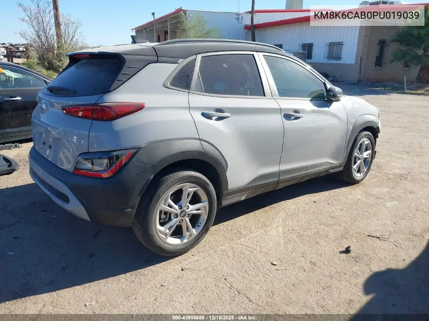KM8K6CAB0PU019039 2023 Hyundai Kona Sel